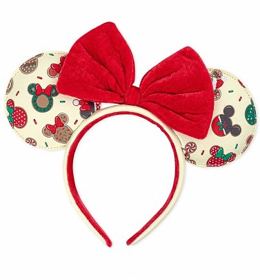 Loungefly Disney Mickey & Minnie Christmas Cookies Headband Loungefly Disney Mickey & Minnie Christmas Cookies Headband