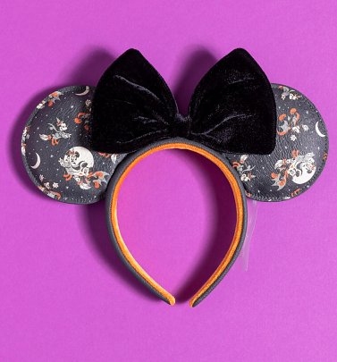 Loungefly Disney Mickey & Minnie Halloween Vamp Witch Headband Loungefly Disney Mickey & Minnie Halloween Vamp Witch Headband
