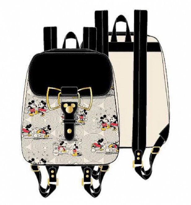 Loungefly Disney Minnie And Mickey Mouse Bow Backpack Loungefly Disney Minnie And Mickey Mouse Bow Backpack