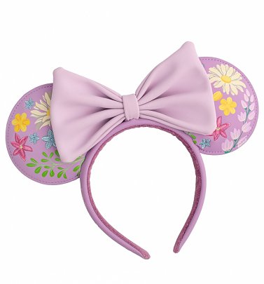 Loungefly Disney Minnie Embroidered Flowers Headband Loungefly Disney Minnie Embroidered Flowers Headband