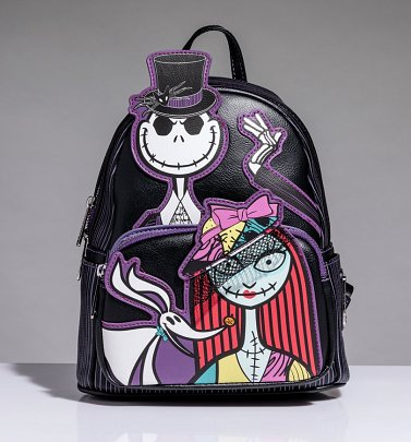 Loungefly Disney Nightmare Before Christmas Dapper Day Jack And Sally Mini Backpack Loungefly Disney Nightmare Before Christmas Dapper Day Jack And Sally Mini Backpack