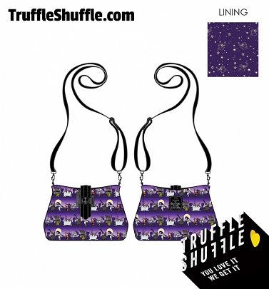 Loungefly Disney Nightmare Before Christmas Halloween Line Crossbody Bag Loungefly Disney Nightmare Before Christmas Halloween Line Crossbody Bag