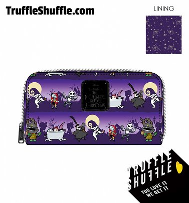 Loungefly Disney Nightmare Before Christmas Halloween Zip Around Wallet Loungefly Disney Nightmare Before Christmas Halloween Zip Around Wallet