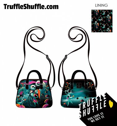 Loungefly Disney Nightmare Before Christmas Simply Meant To Be Crossbody Bag Loungefly Disney Nightmare Before Christmas Simply Meant To Be Crossbody Bag