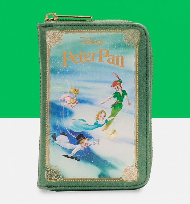 Loungefly Disney Peter Pan Book Series Zip Around Wallet