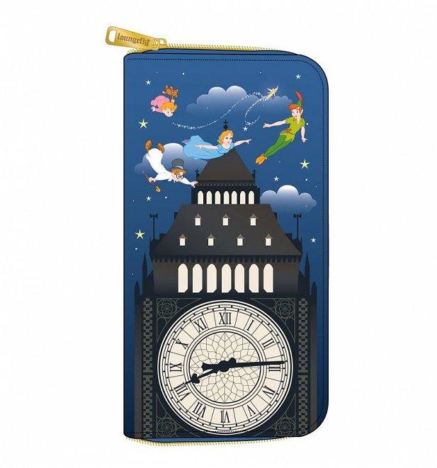Loungefly Disney Peter Pan Glow In The Dark Clock Zip Around Wallet Loungefly Disney Peter Pan Glow In The Dark Clock Zip Around Wallet