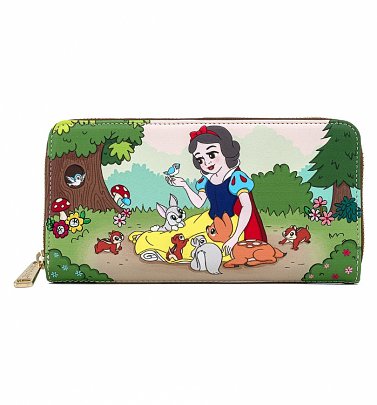 Loungefly Disney Snow White And The Seven Dwarfs Scene Zip Around Wallet Loungefly Disney Snow White And The Seven Dwarfs Scene Zip Around Wallet