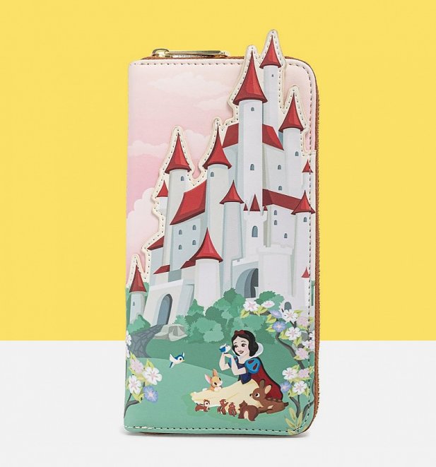 Loungefly Disney Snow White Castle Series Zip Around Wallet