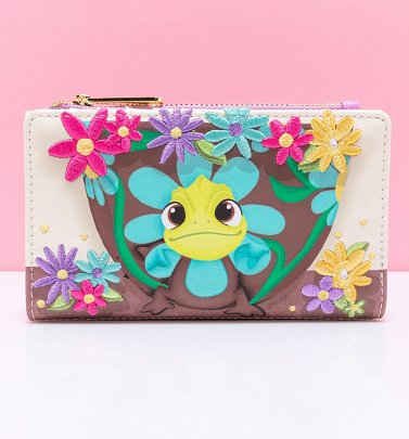Loungefly Disney Tangled Pascal Flower Flap Wallet Loungefly Disney Tangled Pascal Flower Flap Wallet