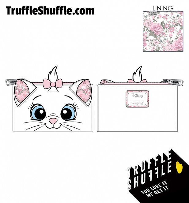 Loungefly Disney The Aristocats Marie Floral Face Flap Wallet Loungefly Disney The Aristocats Marie Floral Face Flap Wallet