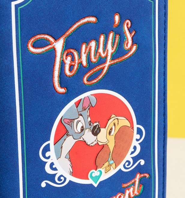 Loungefly Disney The Lady and The Tramp Tony's Menu Wallet Loungefly Disney The Lady and The Tramp Tony's Menu Wallet