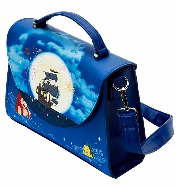 Loungefly Disney The Little Mermaid Ariel Fireworks Crossbody Bag