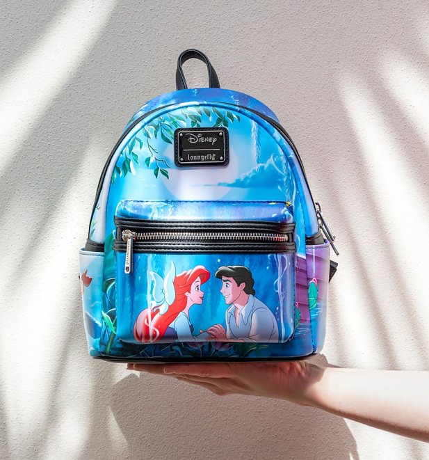 Loungefly Disney The Little Mermaid Kiss The Girl Scene Mini Backpack