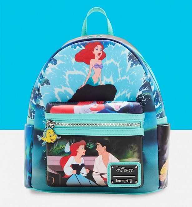Loungefly Disney The Little Mermaid Princess Scenes Series Mini Backpack