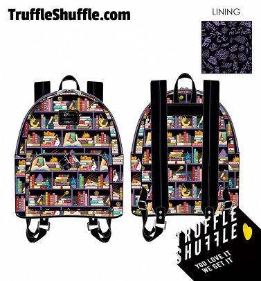 Loungefly Disney Villains Books Mini Backpack Loungefly Disney Villains Books Mini Backpack