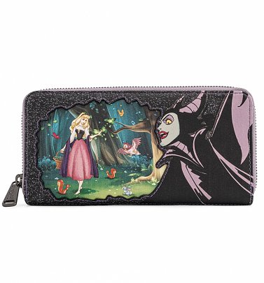 Loungefly Disney Villains Scene Maleficent Sleeping Beauty Zip Around Wallet Loungefly Disney Villains Scene Maleficent Sleeping Beauty Zip Around Wallet
