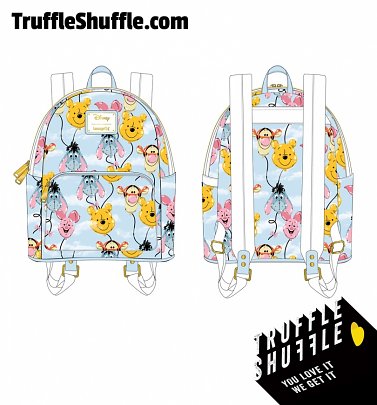 Loungefly Disney Winnie The Pooh Balloon Friends Mini Backpack Loungefly Disney Winnie The Pooh Balloon Friends Mini Backpack