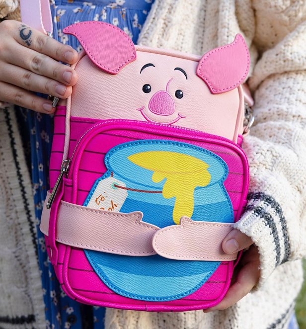 Loungefly Disney Winnie The Pooh Piglet Cupcake Crossbuddies Crossbody Bag