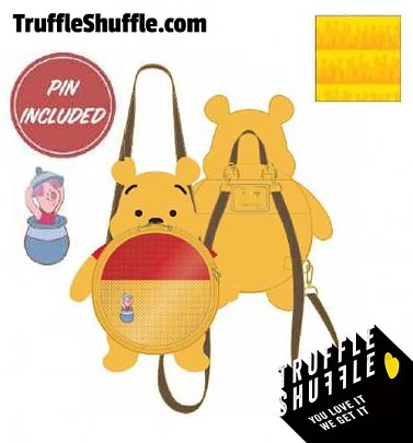 Loungefly Disney Winnie The Pooh Pin Collector Backpack Loungefly Disney Winnie The Pooh Pin Collector Backpack