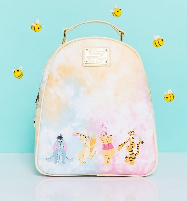 Loungefly Disney Winnie the Pooh Characters Tie-Dye Mini Backpack