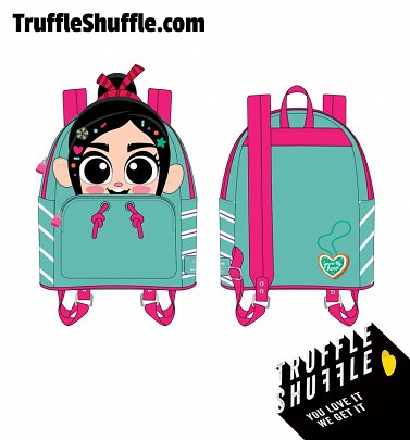Loungefly Disney Wreck It Ralph Vanellope Cosplay Mini Backpack Loungefly Disney Wreck It Ralph Vanellope Cosplay Mini Backpack