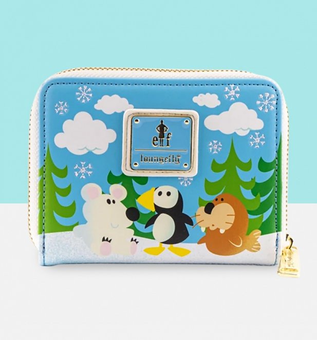 Loungefly Elf Buddy And Friends Zip Around Wallet Loungefly Elf Buddy And Friends Zip Around Wallet