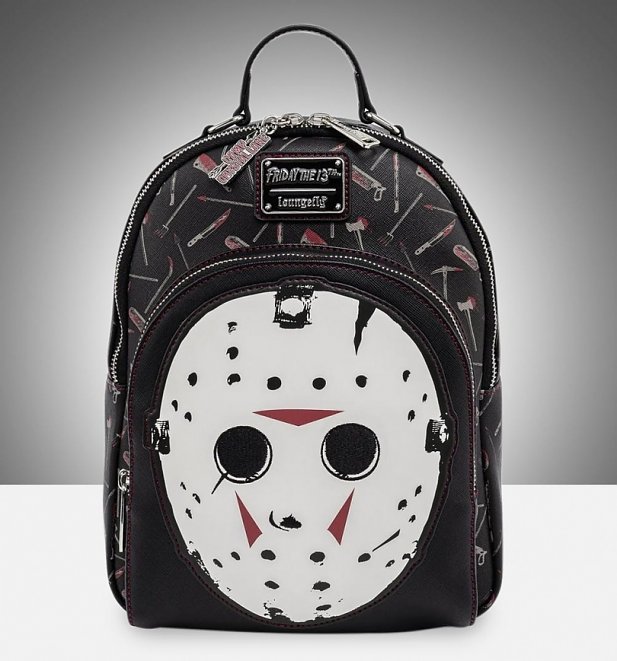 Loungefly Friday The 13th Jason Mask Mini Backpack Loungefly Friday The 13th Jason Mask Mini Backpack