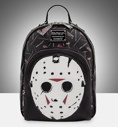 Loungefly Friday The 13th Jason Mask Mini Backpack Loungefly Friday The 13th Jason Mask Mini Backpack