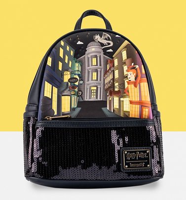Loungefly Harry Potter Diagon Alley Sequin Mini Backpack
