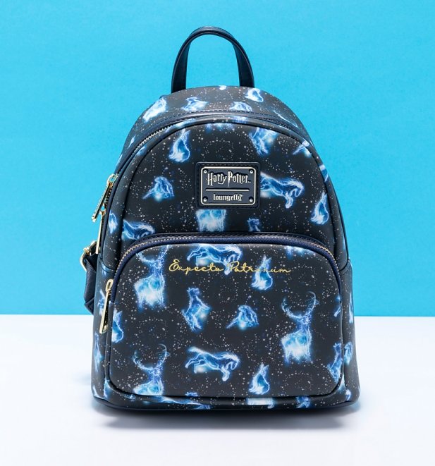 Loungefly Harry Potter Patronus All Over Print Mini Backpack