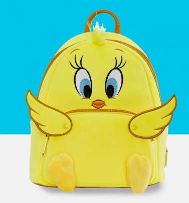 Loungefly Looney Tunes Tweety Plush Mini Backpack Loungefly Looney Tunes Tweety Plush Mini Backpack