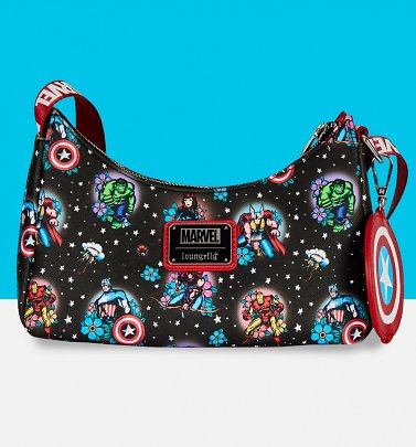 Loungefly Marvel Avengers Tattoo Shoulder Bag