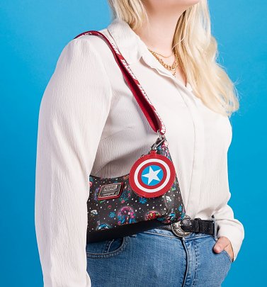 Loungefly Marvel Avengers Tattoo Shoulder Bag