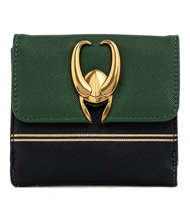 Loungefly Marvel Loki Hardware Wallet With Zip Coin Pouch Loungefly Marvel Loki Hardware Wallet With Zip Coin Pouch