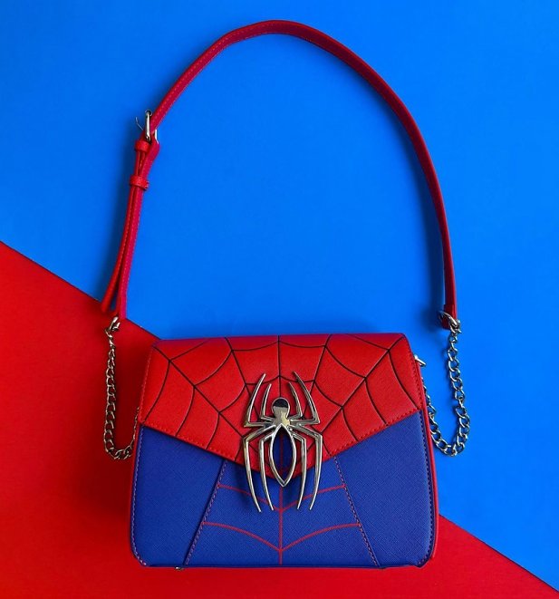 Loungefly Marvel Spider-Man Colour Block Crossbody Bag