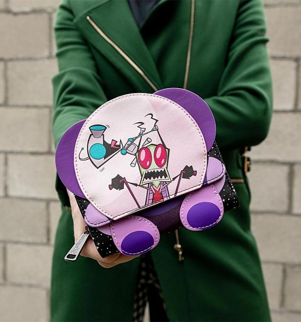 Loungefly Nickelodeon Invader Zim Doom Mobile Tri-fold Wallet