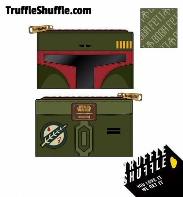 Loungefly Star Wars Boba Fett Flap Wallet Loungefly Star Wars Boba Fett Flap Wallet