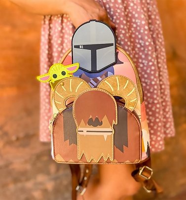 Loungefly Star Wars Mandalorian Bantha Ride Mini Backpack