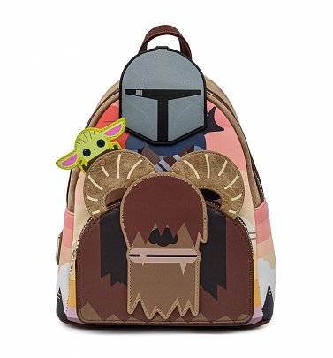 Loungefly Star Wars Mandalorian Bantha Ride Mini Backpack Loungefly Star Wars Mandalorian Bantha Ride Mini Backpack