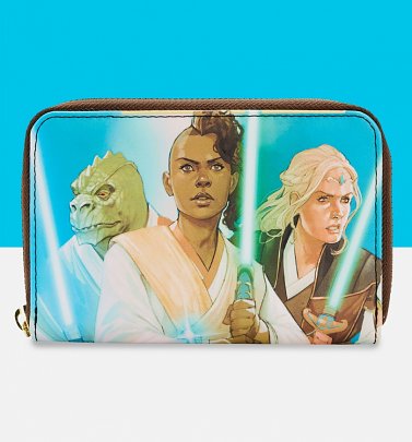 Loungefly Star Wars The High Republic Comic Cover Zip Around Wallet Loungefly Star Wars The High Republic Comic Cover Zip Around Wallet