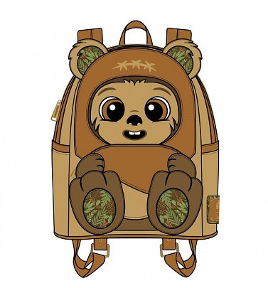 Loungefly Star Wars Wicket Footsie Cosplay Mini Backpack Loungefly Star Wars Wicket Footsie Cosplay Mini Backpack
