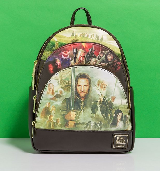 Loungefly The Lord Of The Rings Trilogy Mini Backpack
