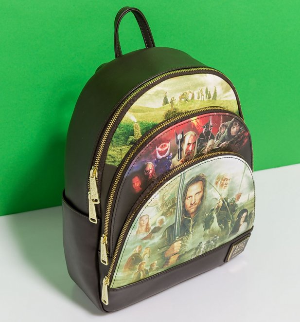 Loungefly The Lord Of The Rings Trilogy Mini Backpack
