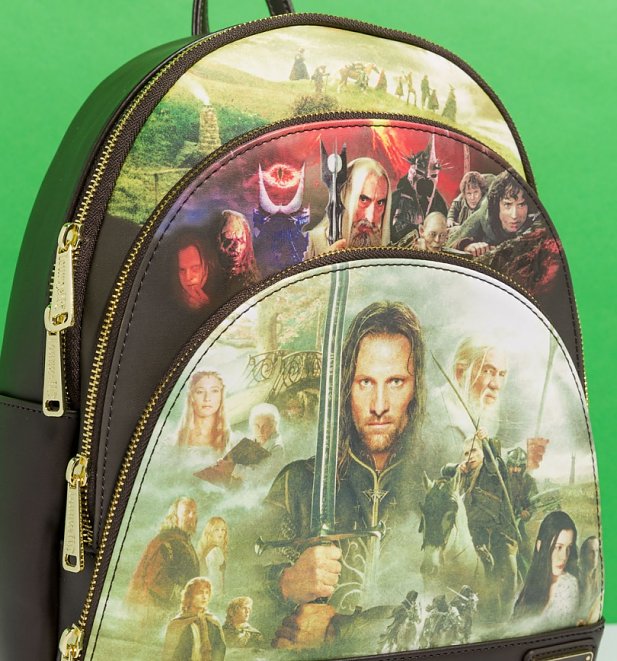 Loungefly The Lord Of The Rings Trilogy Mini Backpack