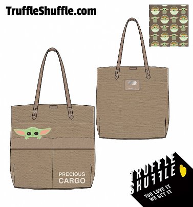 Loungefly The Mandalorian Baby Yoda The Child Tote Bag Loungefly The Mandalorian Baby Yoda The Child Tote Bag
