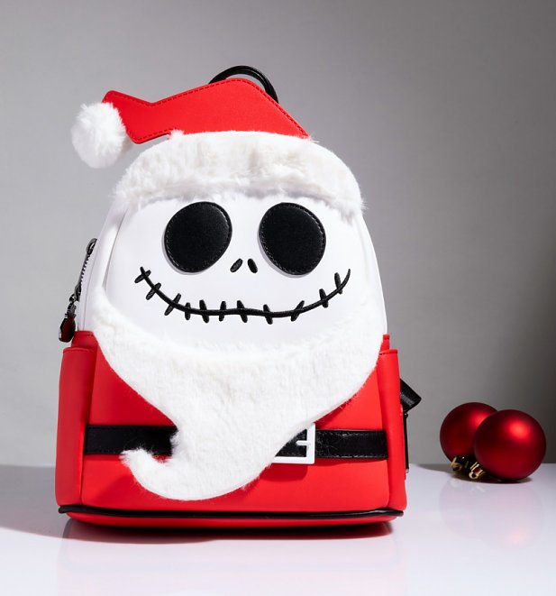 Loungefly The Nightmare Before Christmas Santa Jack Cosplay Mini Backpack