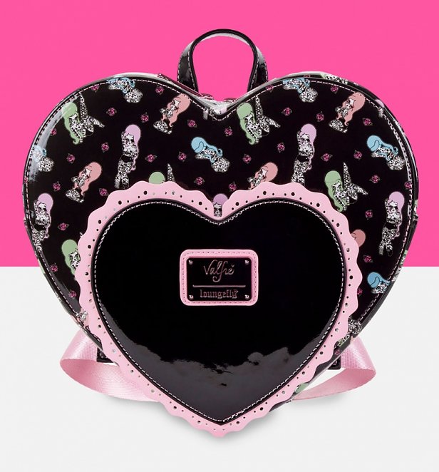 Loungefly Valfre Double Heart Mini Backpack