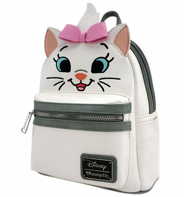 Loungefly x Disney Marie Big Face Mini Faux Leather Backpack Loungefly x Disney Marie Big Face Mini Faux Leather Backpack