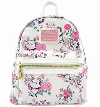 Loungefly x Disney Marie Floral Mini Faux Leather Backpack Loungefly x Disney Marie Floral Mini Faux Leather Backpack