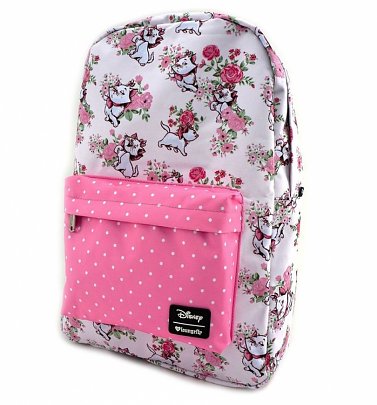 Loungefly x Disney Marie Floral Print Backpack Loungefly x Disney Marie Floral Print Backpack